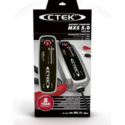 CTEK MXS 5.0 Battery Charger Black